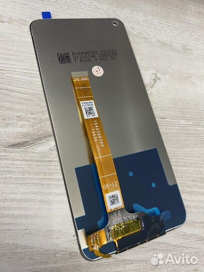 Дисплей Realme 7 в сборе с сенсором (чёрный)