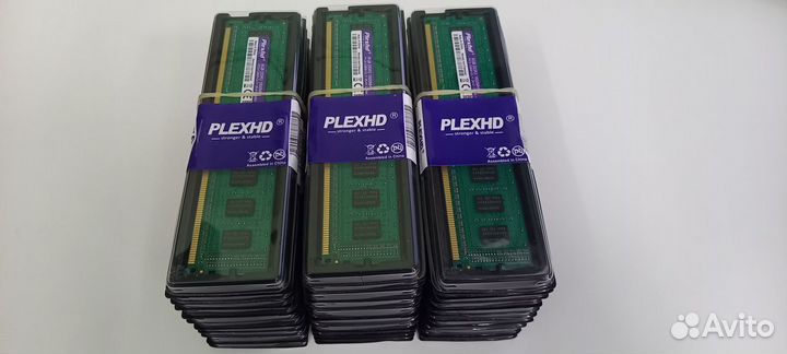 Новая. DDR3 8Gb 1600MHz PC3-12800 CL11 PlexHD. SEC