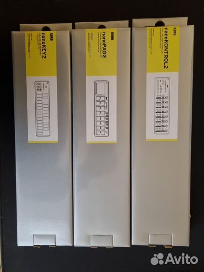 Korg nanokontrol 2, nanopad2, nanokey2