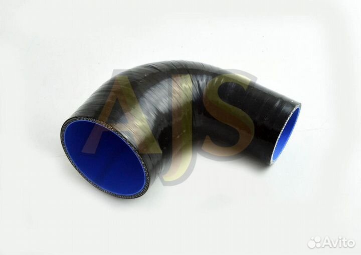 Патрубок 90гр 63-76 цв синий