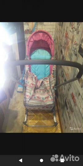 Детские санки коляска