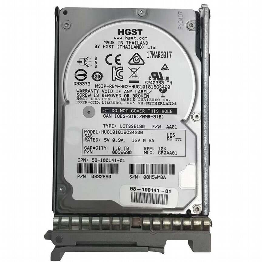 [UCS-HD18TB10KS4K] Жесткий Диск Cisco Ucs-Hd18tb10ks4k 1,8tb Sas 2,5"