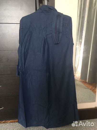 Платье рубашка 46