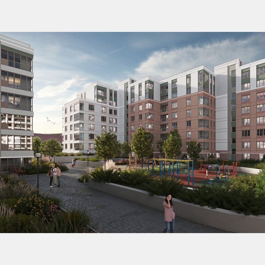 3-к. квартира, 89,1 м², 4/8 эт.
