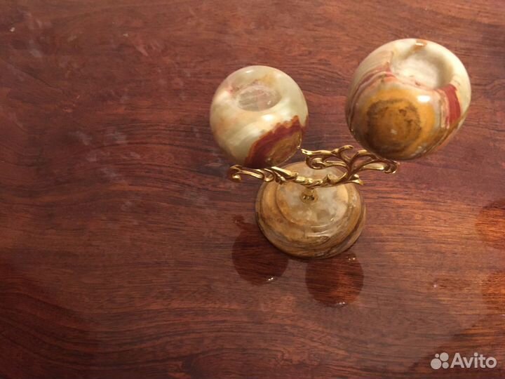 Подсвечник. Оникс. Пакистан/Индия цена в описании