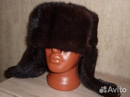 Шапка мужская норковая