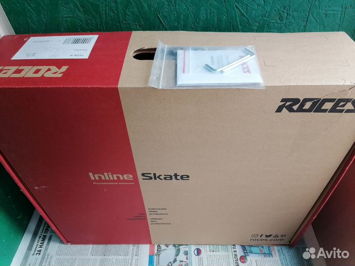 Роликовые коньки Roces Yvon M 42 размер