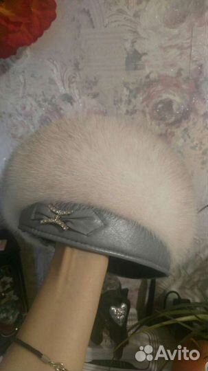 Меховая женская шапка