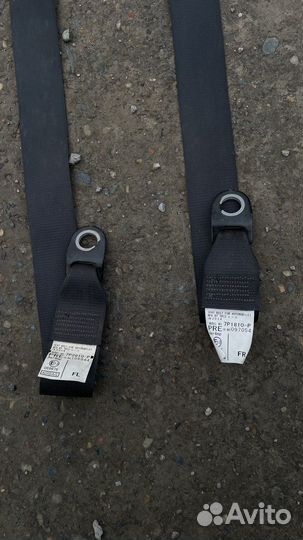 Ремни безопасности toyota corolla 180 блок srs