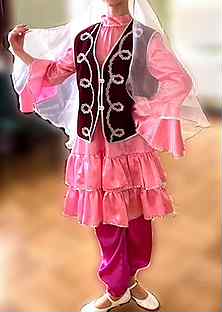 Татарский костюм на девочку (с шароварами)