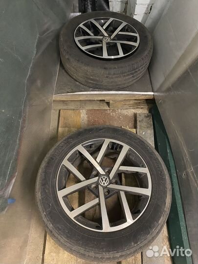 Литые диски R 17 на volkswagen tiguan 2