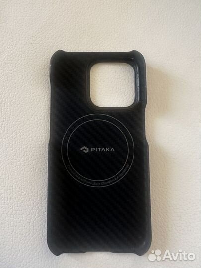 Карбоновый чехол Pitaka оригинал iPhone 14 Pro