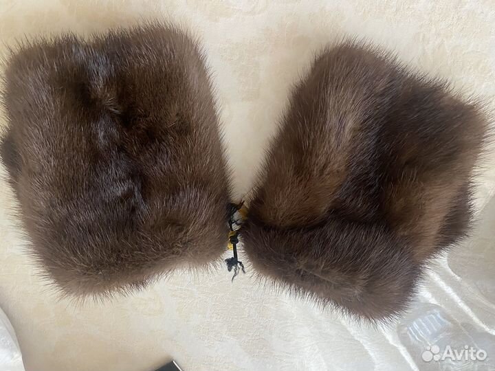 Митенки норка