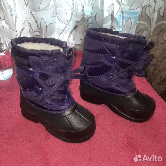 Сапоги демисезонные детские 30
