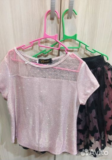 Одежда для девочки пакетом 128-134