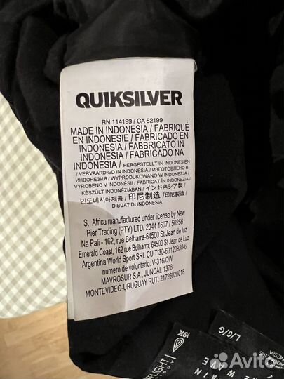 Сноубордические штаны quicksilver estate L