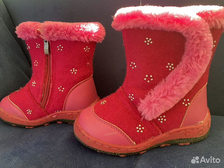 Валеночки утепленные 25 размер, 16 см