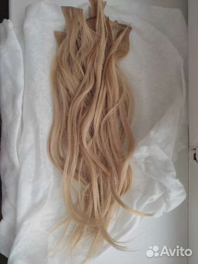 Волосы для наращивания блонд