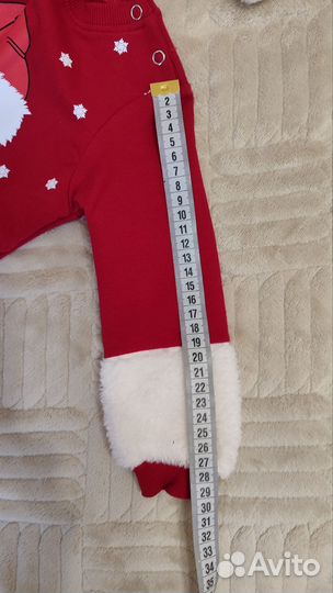 Новогодний костюм на малыша 74 80 новый