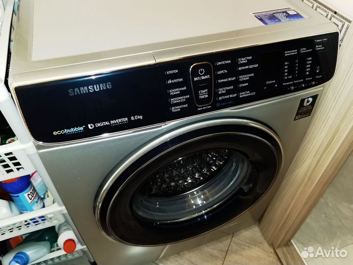 Стиральная машина samsung eco bubble 8 кг