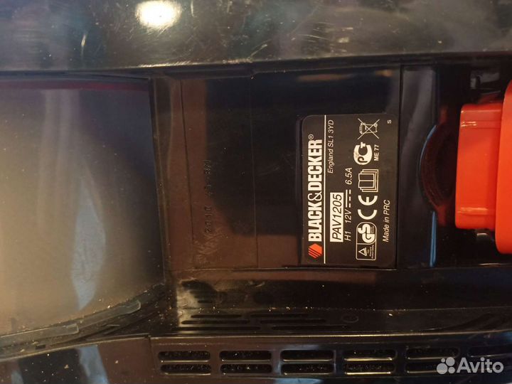 Пылесос автомобильный black+decker PAV1205