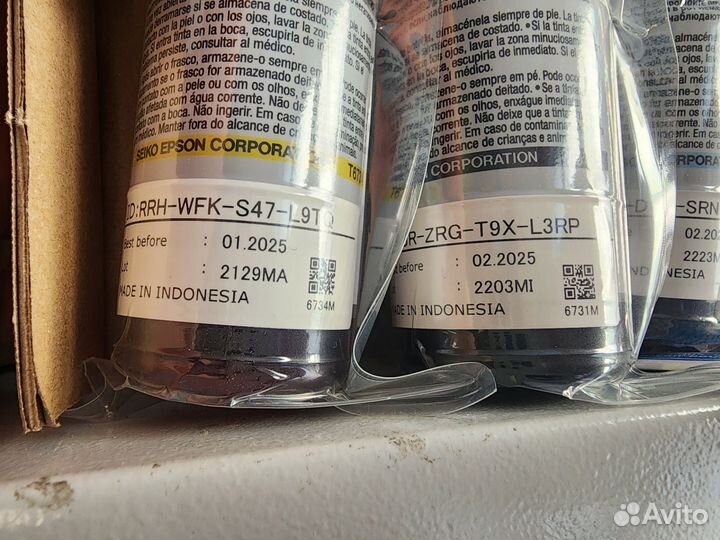 Оригинальные чернила для epson l800 / l805 / l1800