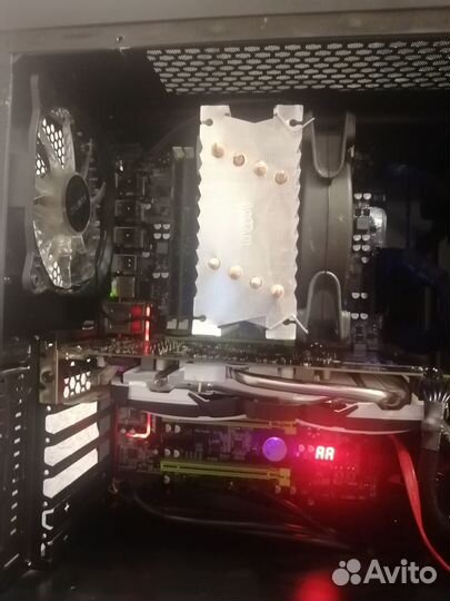 X79 материнская плата с xeon E5 2689 4*4гб