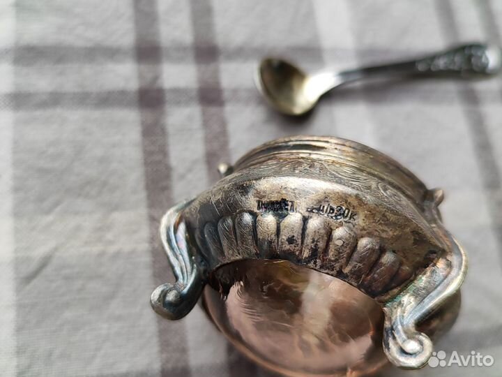 Солонка мельхиор СССР