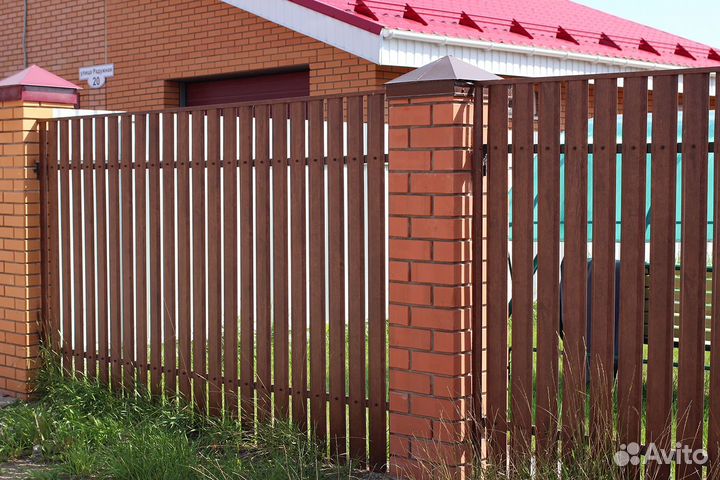 Штакетник Twin с прямым резом 0,5 Satin RAL 9003 сигнальный белый, 1.00 м