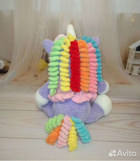 Плюшевая единорожка