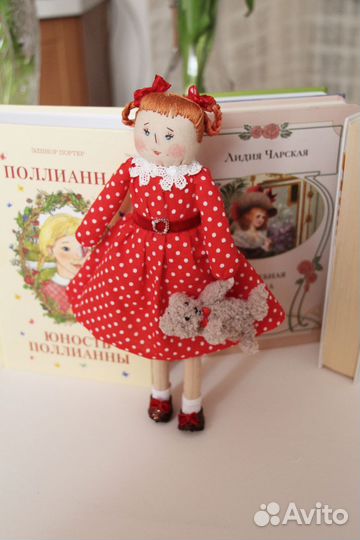 Кукла СССР текстильная