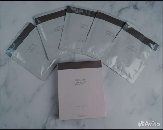 Черная листовая маска LumiVi