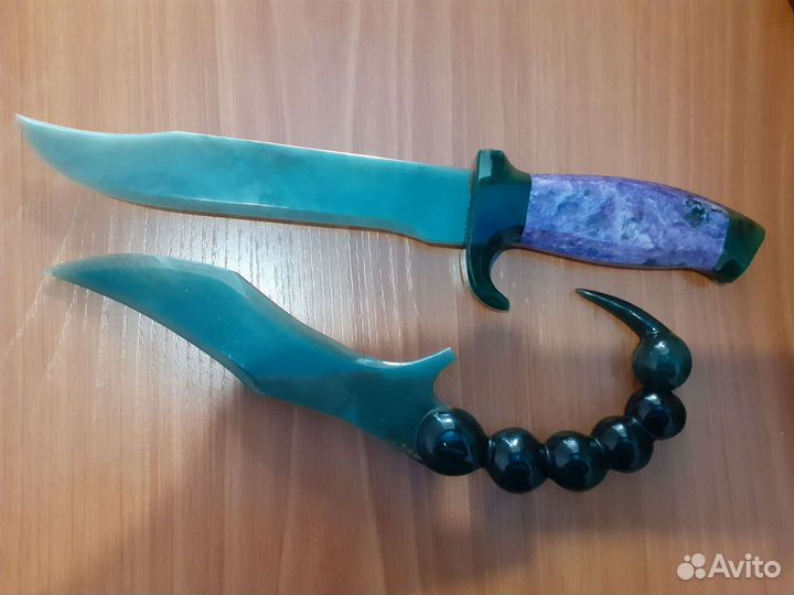 Ножи из нефрита и чароита