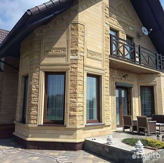 Облицовка дагестанским камнем