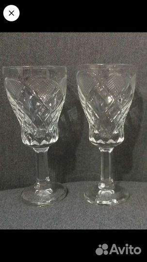 Хрусталь СССР Рюмки 2 шт