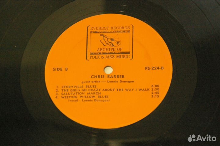 Пластинка Chris Barber With Guest USA 1968 EX