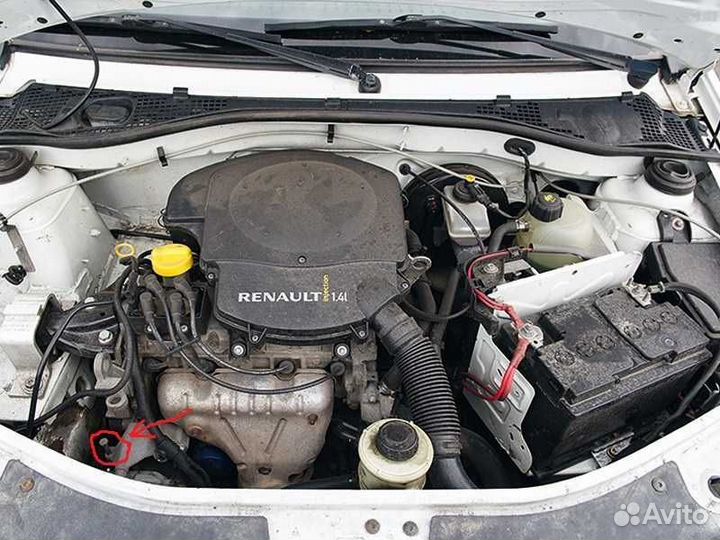 Двигатель renault logan 1 4