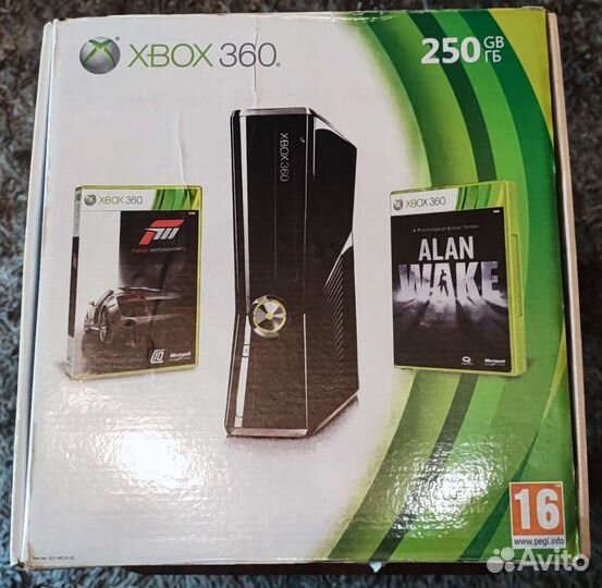 Xbox 360 фрибут, 2 геймпада, 1тб диск с играми