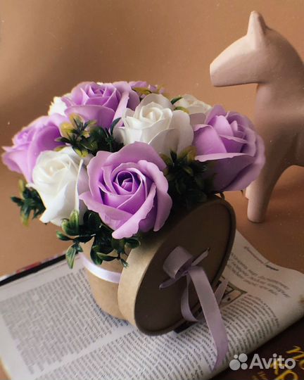Букет из мыльных роз. Подарок