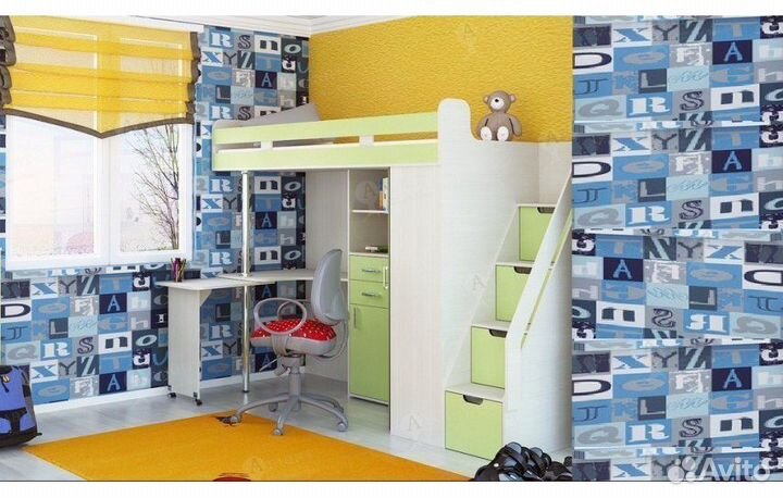 Кровать двухъярусная Латте 77-03