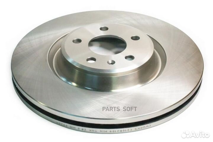 Cworks C210R2109 Тормозной диск передний