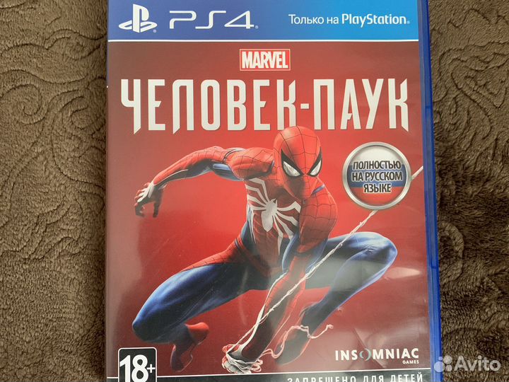 Игра для playstation 4 Человек-паук (spider-man)