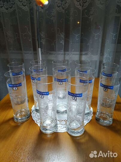 Стаканы для пива, сока и вина