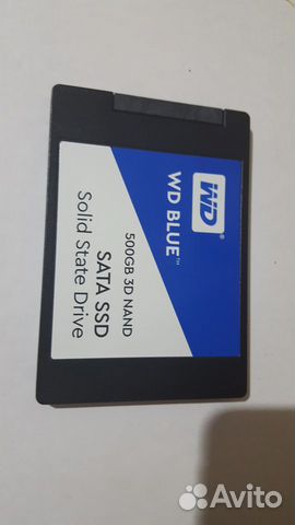 SSD 500gb wd blue оригинал накопитель для ноутбука