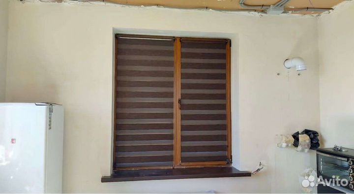 Рулонные шторы жалюзи в наличии Венге