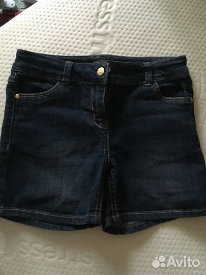 Шорты джинсовые. 7-9 лет