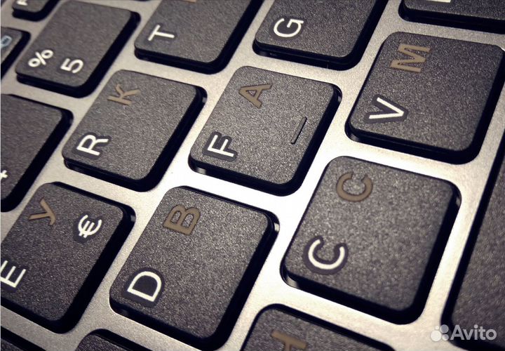 Русификация клавиатуры лазерной гравировкой