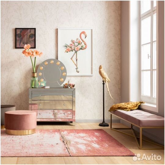 Картина в рамке мультиколор Flamingo