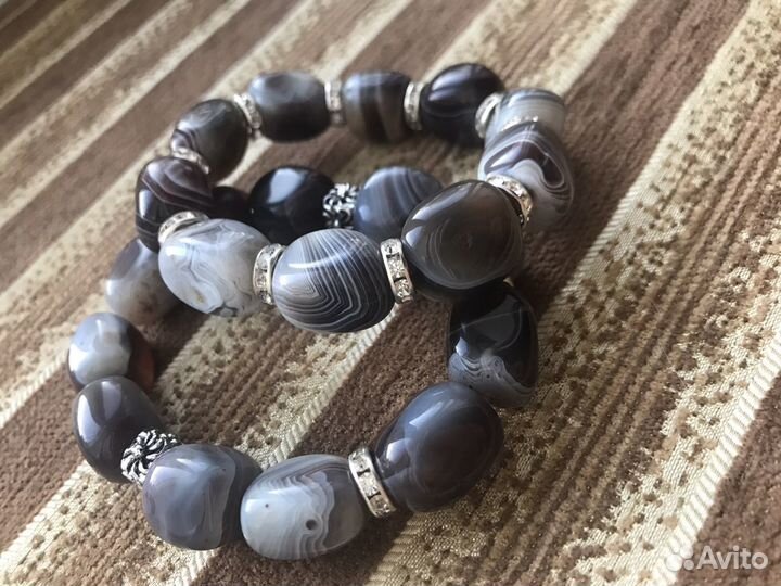 Браслеты - Агат Ботсвана