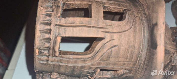 Подсвечник глиняный